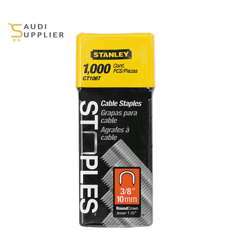 1,000 PC 3-8 IN CABLE STAPLES - Saudi Supplier