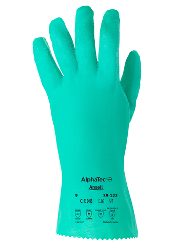 Ansell AlphaTec 39-122 Green protective gloves from Saudi Supplier