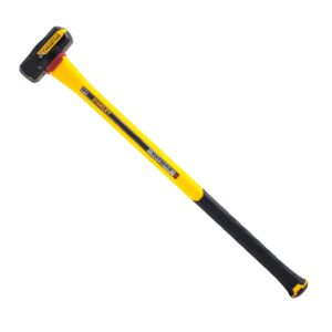 6 lb sledgehammer helps reduce vibrations for more comfort and control.