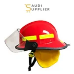 MSA Fire Helmet 660C Metro, Red, 4″ Face Shield – Saudi Supplier