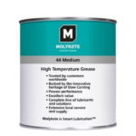 MOLYKOTE®-44 Grease 1kg Off-white color for lubricating gears, bearings and cams from Saudi supplier.
