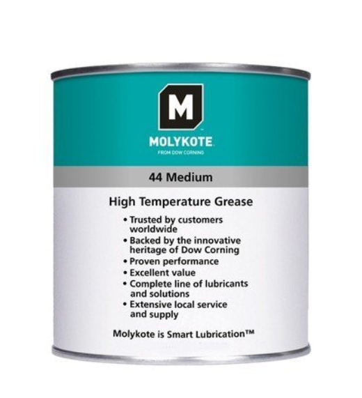 MOLYKOTE®-44 Grease 1kg Off-white color for lubricating gears, bearings and cams from Saudi supplier.