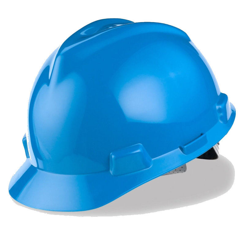 Safety Helmet, V-Gard® Polyethylene Cap--Blue