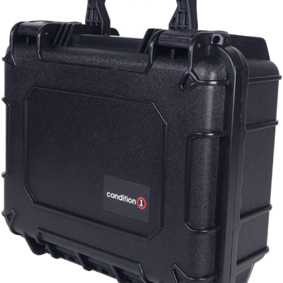 Waterproof Protective Hard Case with Foam, Black