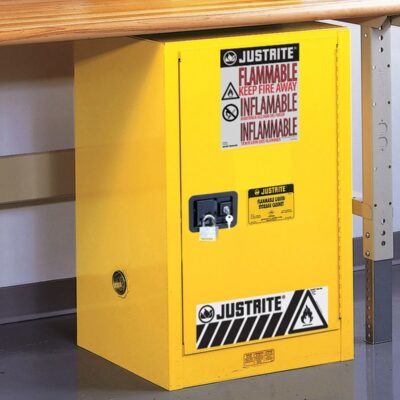 12 جالون خزانة أمان Justrite Sure-Grip®