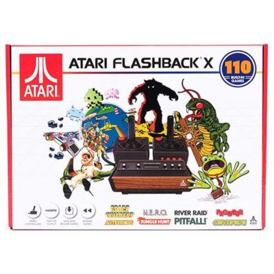 جهاز ألعاب Atari Flashback X – 110 لعبة مدمجة – أسود
