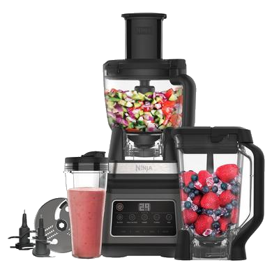 Ninja 3in1 Food Processor Kitchen System, 1200W, Black