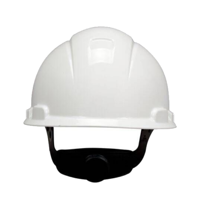 Hard Hat, White 4-Point Ratchet Suspension/ White