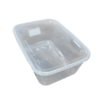 CLEAR RECT. MICRO. CONT. 1500CC 300PCS