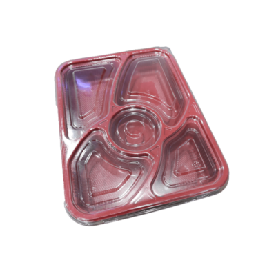 RED & BLACK CONTAINER 5 COMP. 250PCS
