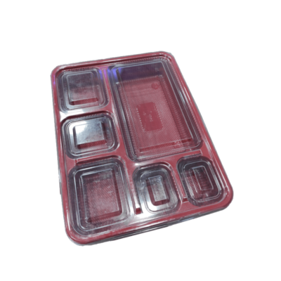 RED & BLACK CONTAINER 6 COMP. 150PCS