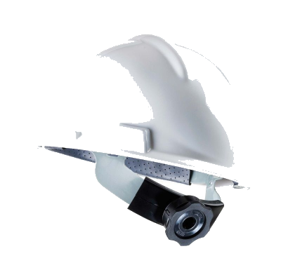 MSA V-Gard® Safety Helmet-Suspension has self-adjusting