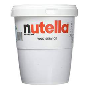 Nutella Chocolate Hazelnut Spread 3KG, White color Nutella Bucket from Saudi Supplier.