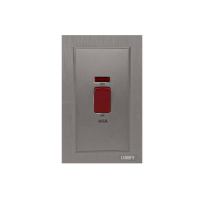 Air conditioner switch 7*14 LUXIFY Silver