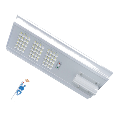 Street Light 200 Watt Solar White Aluminum LUXIFY