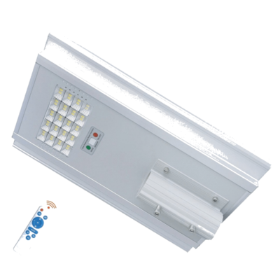 Street Light 100 Watt Solar White Aluminum LUXIFY