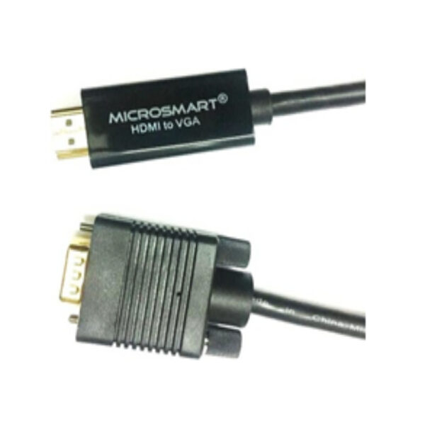 MICROSMART VGA TO HDMI CABLE 1.8M - Saudi Supplier