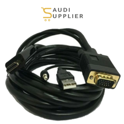 MICROSMART VGA TO HDMI CABLE 1.8M- Saudi Supplier