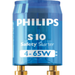 Philips S10 Safety Starter 4-65W in blue color on white background, With philips logo on white background from Saudi Supplier.
