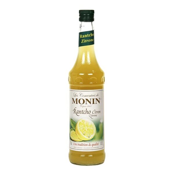 MONIN Lemon Rantcho Syrup 6X1Ltr - Saudi Supplier