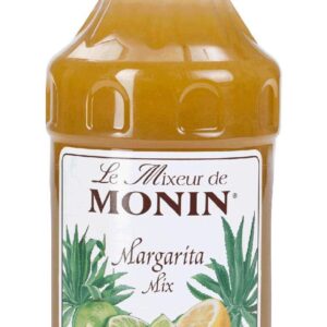Monin Margarita Mix 1Ltr bottle with Lime Yellow color from Saudi Supplier.
