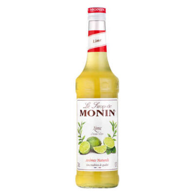 Monin Lime Syrup 1Ltr bottle from Saudi Supplier. 
