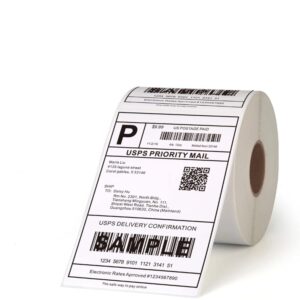 Zunnic 4x6 direct thermal shipping labels paper 4" x 6" label from Saudi Supplier