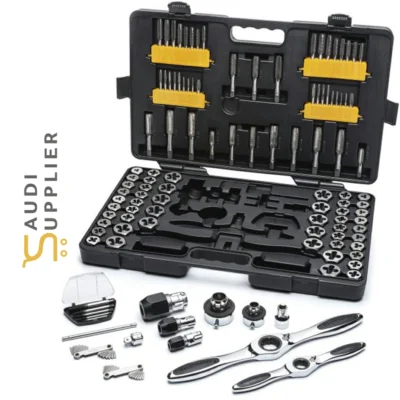 طقم لقم وأسننة GEARWRENCH 114 قطعة بالنظامين المتري والإنجليزي – 82812