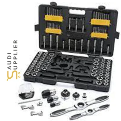 طقم لقم وأسننة GEARWRENCH 114 قطعة بالنظامين المتري والإنجليزي