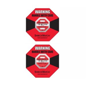 ShockWatch 2 - 50G - Red - Serialized, Includes Framing Label - 10 Ct from Saudi Supplier.