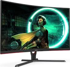 AOC C32G3E Curved Gaming Monitor from Saudi Supplier.