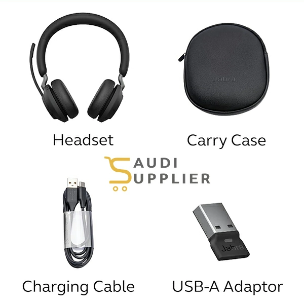 Jabra Evolve2 65 Flex, Link380a Stereo- Saudi Supplier