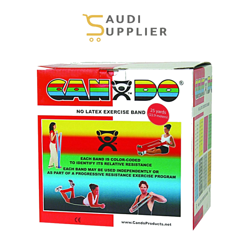 CanDo® Latex-Free Exercise Band- Saudi Supplier