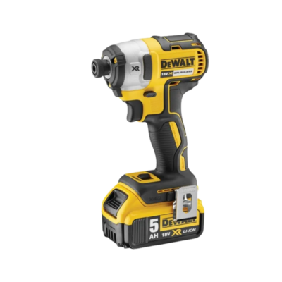 DeWALT 18V XR Brushless 14 Impact Driver - 2 X 5Ah - DCF887P2-GB