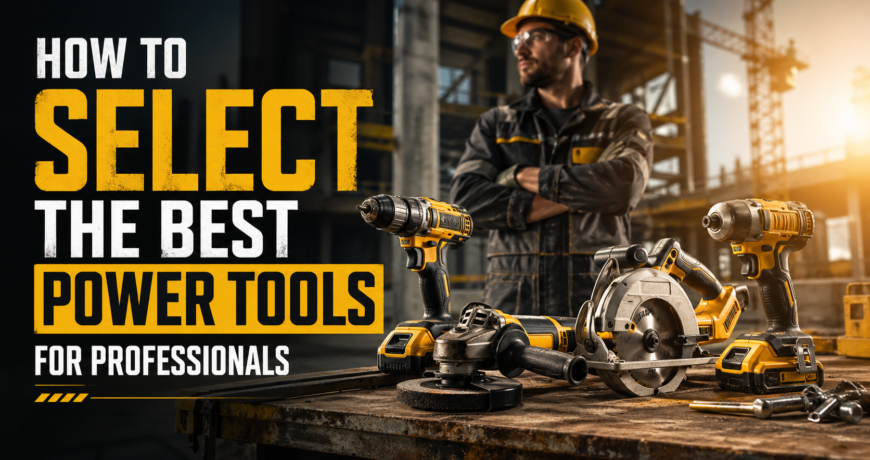 How to Select the Best Power Tools for Professionals