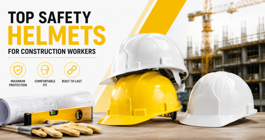 Top safety helmets for construction workers